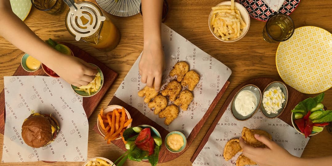 Детское меню в Maroon